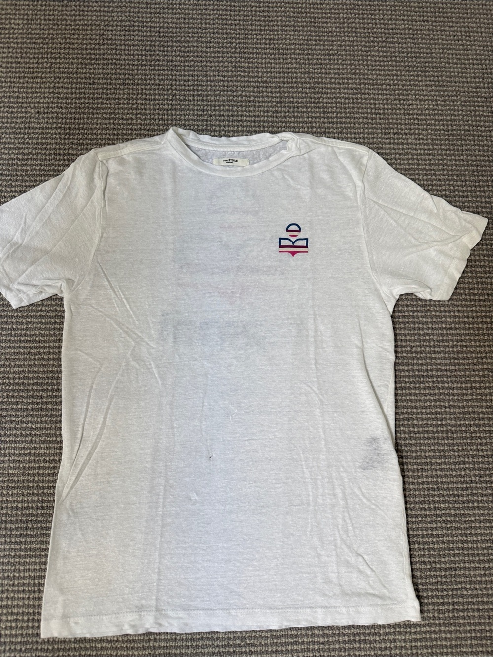Isabel Marant White Tee with  Logo